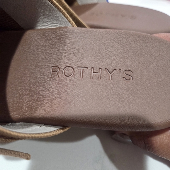 ROTHY'S The Buckle Clog Brown Butternut Women’s US 7.5 EU 37.5 UK 5 New W/ Box - Picture 7 of 15